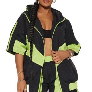 Ensembles de survêtement coupe-vent personnalisés pour femmes Ensembles de short coupe-vent de style unique pour femmes 2026 - Product Image 2