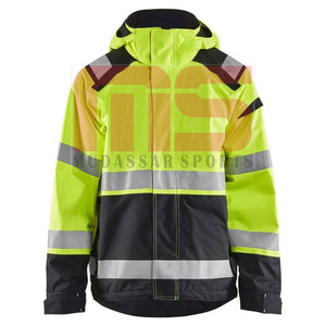 Vestes de travail haute visibilité de haute qualité pour hommes vêtements d'extérieur de sécurité réfléchissants imperméables conception personnalisée veste de vêtements de travail d'hiver durables - Product Image 1