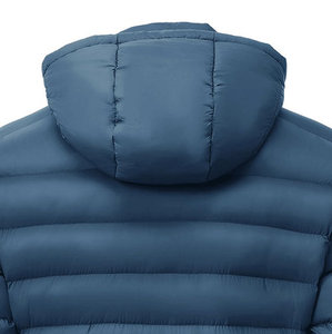 Logotipo personalizado Calor Impermeable de alta calidad Ropa al aire libre Chaquetas de hombre Cuello con capucha Chaqueta acolchada de tamaño regular para hombres - Product Image 6