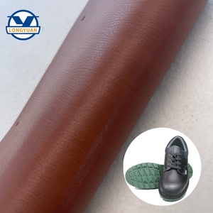 Couro sintético revestido Eco-friendly Matte <span class=keywords><strong>DMF</strong></span>-<span class=keywords><strong>Free</strong></span> Sapatos em relevo fáceis de limpar com Backing Reciclável Impregnação Profunda - Product Image 6