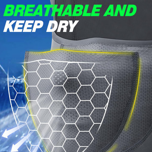 บาลาคลาวา สตรีทแวร์ ระบายอากาศได้ดี กันน้ำ 100% โพลีเอสเตอร์ บาลาคลาวาสำหรับทุกเพศ ปิดหน้า ปิดคอ สำหรับเล่นกีฬา - Product Image 3