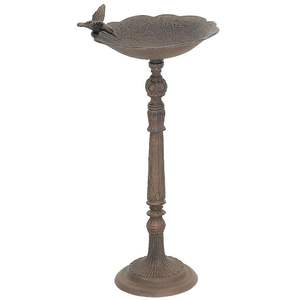 Bain d'oiseaux en aluminium au design moderne pour pelouses, rehaussant l'aménagement paysager avec un charme rustique et un attrait extérieur artisanal et écologique - Product Image 4