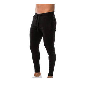 Pantalon de survêtement de coupe moderne avec look épuré et chevilles côtelées, idéal pour les entraînements avec structure de pantalon pour hommes décontractés - Product Image 6