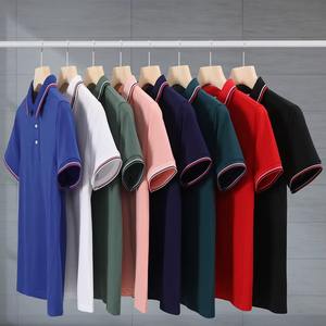 เสื้อโปโลสำหรับผู้ชายกางเกงขาสั้นแขนสั้นพิมพ์ลายโลโก้แบบนักธุรกิจพิมพ์ลายโลโก้ได้ตามต้องการฤดูร้อน - Product Image 1