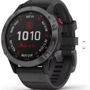 Nouvelle montre GPS multisports GARMINS Fenix 6X 6S Pro Solar Edition Sapphire OLED, répond aux appels, 5G, noire, unisexe, IPX6, 41-43 mm, 5-10 - Product Image 3
