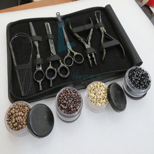 Kit de herramientas de extensión de cabello de color de camuflaje Etiquetado de marca personalizada disponible para peinado y extensiones de cabello Herramientas de cuidado de belleza - Product Image 4