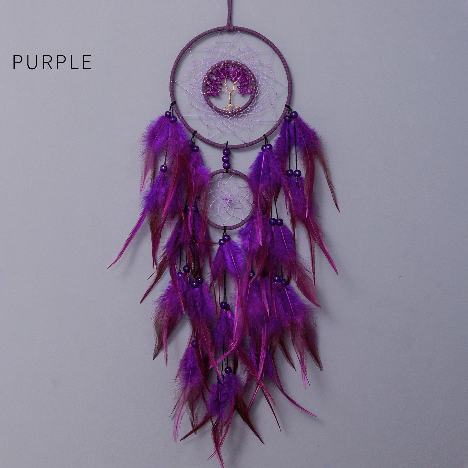 Pierre d'eau sept couleurs - Violet