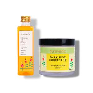 Crème pour le visage au curcuma avec vitamine C 50 ml, ensemble de soins de la peau certifié GMP, crème éclaircissante et illuminatrice avec arbutine et glycérine - Product Image 1