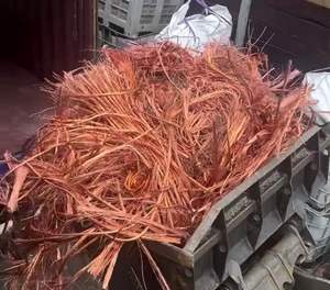 Chatarra de Alambre de Cobre Rojo de Alta Pureza 99.95%-99.99% Sin Aleaciones, Alambre de Cobre Eléctrico de Alta Calidad para la Venta en el Reino Unido - Product Image 5