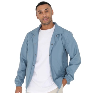 แจ็กเก็ตสำหรับผู้ชายเสื้อโค้ทสีทึบระบายอากาศได้ดี - Product Image 3