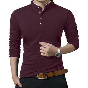 Polo de manga larga para hombre con logotipo personalizado de alta calidad 2023, camiseta de moda para niños, camisetas de manga larga, Maju Industry, soporte OEM - Product Image 3