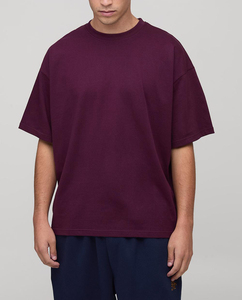 Premium Quality Oversized Fit <b>Tshirt</b> Stylish Crew Neck Modern Design Solid 280 Grams Soft Cotton Crew Neck Stylish Modern Fit - Product Image 1