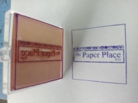 Tampons en caoutchouc imprimés avec logo sur mesure, idéaux pour les petites entreprises pour les promotions et l'estampage de logo