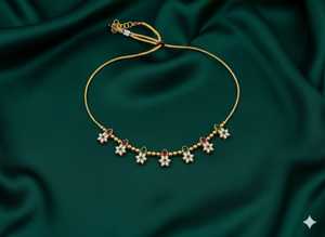 Ensembles de pendentifs antiques en or de grande taille 20cm & 8gm ensemble de bijoux ajustables pour offrir à un prix abordable - Product Image 2