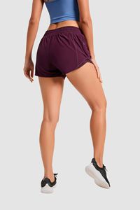 Short de sport d'été pour femmes à séchage rapide Gym Fitness Short de sport pour femmes avec cordon de serrage pour la randonnée Short de course à pied multi-poches pour femmes - Product Image 6