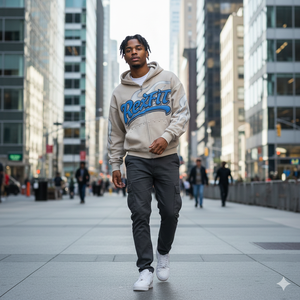 Sudadera con Capucha y Cremallera de Diseño Único, Impresión de Alta Calidad, Fabricada en Fábrica, Precio Económico, Sudaderas para Hombre - Product Image 4