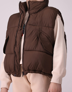 เสื้อกั๊กผู้ชายผ้าโพลีเอสเตอร์ผสมฝ้าย แขนกุด อุ่นสำหรับฤดูหนาว น้ำหนักเบา กันลม ระบายอากาศได้ดี เหมาะสำหรับกิจกรรมกลางแจ้ง ลำลอง ทำงาน แฟชั่น - Product Image 2