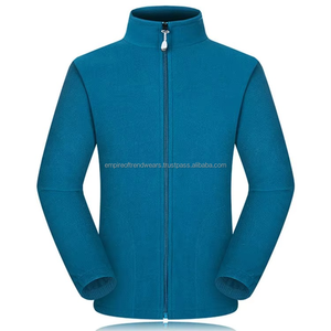 Veste polaire à manches longues au design unique pour hommes, vêtement d'extérieur antibactérien léger et chaud, saison d'hiver, avec logo au dos. - Product Image 2