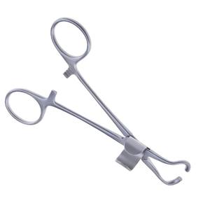 คีมหนีบผ้าสแตนเลสแบบโค้งสำหรับผ่าตัด,คีมหนีบผ้าสแตนเลสสำหรับหนีบผ้า - Product Image 6