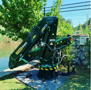 Gran oferta 2024, grúas Puma de alta calidad, Turquía, capacidad de 3 toneladas, pluma de nudillo, cubierta plegable marina, Mini grúa móvil fuerte - Product Image 5