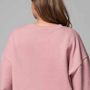 Sweat-shirt pour femmes avec logo personnalisé, prix avantageux pour les commandes en gros, design à col rond, manches longues, service OEM, design 2026 - Product Image 5