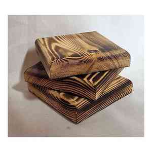 Venta caliente Artesanías Posavasos de madera de bambú Nogal Sheeshm Madera Diseño personalizado Fabricación India con la mejor calidad - Product Image 4