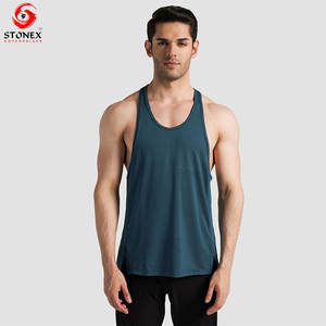 Camiseta sin Mangas para Hombre de Secado Rápido, Chaleco Deportivo para Gimnasio, Ropa Deportiva, Logotipo y Diseño Personalizados - Product Image 3