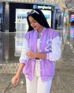 Veste de baseball en cuir de laine vintage personnalisée pour hommes Varsity Bomber brodé Chenille Logo manteau d'hiver - Product Image 6