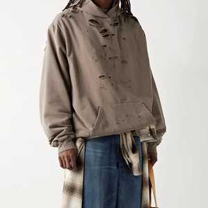 เสื้อฮู้ดโอเวอร์ไซส์ผ้าฝ้ายหนานุ่ม 100% สำหรับฤดูหนาว เหมาะสำหรับผู้ชาย ผู้หญิง และคู่รัก - Product Image 1