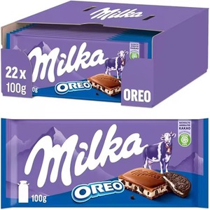 Livraison gratuite et prix avantageux pour les chocolats Milka, barres sucrées solides avec des ingrédients de biscuits, de fruits et de noix. - Product Image 3