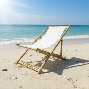 Chaise de plage en bambou la plus vendue, chaise longue pliable légère pour les complexes hôteliers, le bord de piscine et le jardin, vente en gros - Product Image 1