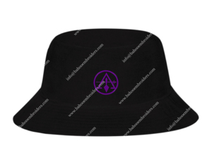 Masonic Bucket <b>Hat</b> with CRYPTIC LOGO OF Embroidered Symbol <b>Hat</b> - Product Image 1