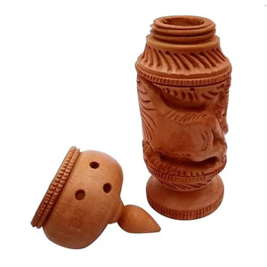 Outils de cuisine artisanaux indiens de haute qualité Design moderne unique moulin à sel et poivre en bois d'acacia et pin pilon en bambou - Product Image 2