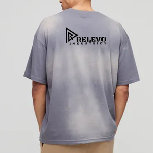 Camiseta Personalizada para Hombre, Cuello Redondo, Estilo Lavado Ácido, Desgastada, Talla Grande, Streetwear, Camiseta Lisa - Product Image 5