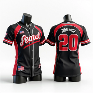 Maillots de baseball et de softball imprimés numériquement personnalisés maille respirante kits de maillots de sport d'équipe en polyester de haute qualité - Product Image 6