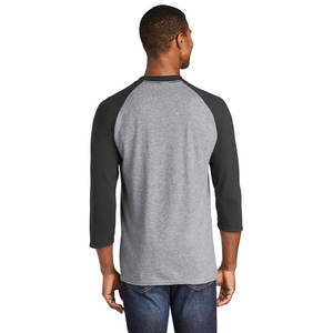 Maillot de sport doux respirant chemise raglan hommes t-shirts de baseball à manches longues - Product Image 5