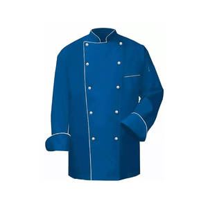 Abrigo de chef profesional de la mejor calidad, diseño personalizado, abrigo de chef de algodón 100% con logotipo privado - Product Image 4