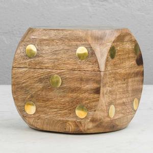 Eco Friendly Dices Display Handmade <b>Large</b> Wooden Dice <b>Box</b> Living Room Modern Home Decors - Product Image 4