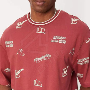 Vente en gros T-shirt à manches courtes pour hommes de marque personnalisée de haute qualité en coton épais uni grande taille fabriqué au Pakistan quantité minimale de commande à faible coût - Product Image 5