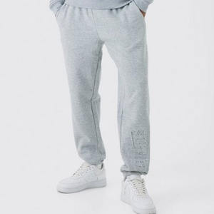 Ropa deportiva de calidad superior Gym Fitness Edición limitada Sudadera con capucha Pantalones de chándal Chándal de ajuste regular con diseño con capucha en relieve - Product Image 3