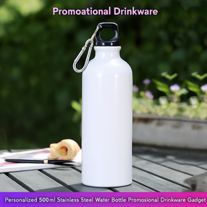 Borraccia Personalizzata in Acciaio Inossidabile da 500ml, Gadget Promozionale per Bevande - Product Image 3