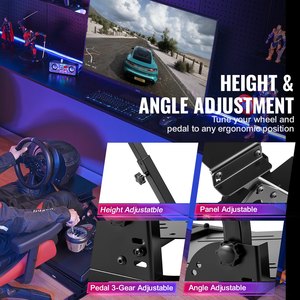 Support de volant de course VEVOR avec support de levier de vitesses pour Logitech G27 G25 G29, support de volant de jeu, pédales non incluses - Product Image 4