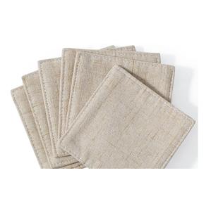 Sous-verres en lin pur 100% faits à la main, design moderne unique, utilisation sur table, produit très demandé, durable - Product Image 6