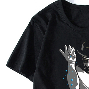 เสื้อยืดพิมพ์ลายดิจิทัลของผู้ชายระบายอากาศได้เสื้อยืดผ้าฝ้าย100% น้ำหนักเบาทรงหลวมพิมพ์ลายดิจิทัล - Product Image 2