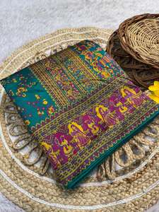 New Arrival Meena Silk With Zari Weaving <b>Saree</b> <b>Woman</b> Fashion Manufacturer From Surat At Lowest Rate - Product Image 2