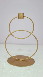 Bougeoir avec logo personnalisé décoration de bar de table de restaurant nordique lampe de thé en métal bougeoir petits ornements - Product Image 2