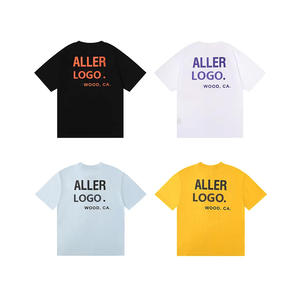 เสื้อยืดเปิดไหล่พิมพ์ลายตัวอักษรสำหรับผู้ชายสินค้ามาใหม่ทันสมัยมีให้เลือกหลากหลายดีไซน์และสไตล์2025 - Product Image 1