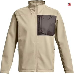 Chaqueta Softshell Personalizada al por Mayor para Hombre con Cierre Ecológico y Tela Transpirable con Logotipo Personalizado - Product Image 3