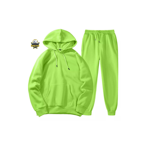 Fabricant d'ensembles de pantalons de survêtement évasés et de sweats à capuche décontractés sur mesure Vêtements classiques pour hommes Survêtements baggy - Product Image 3