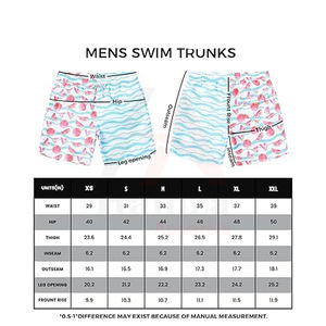 กางเกงว่ายน้ำขาสั้นสำหรับผู้ชายกางเกงขาสั้นผ้าฝ้ายโพลีเอสเตอร์ผ้าตาข่าย - Product Image 6